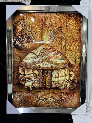 Картина Қазақша картина 75x55 см