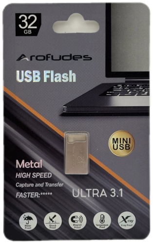 USB Flash карта Arofudes 871974756 32 Гб серебристый