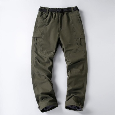 Утепленные брюки TR trendy хаки