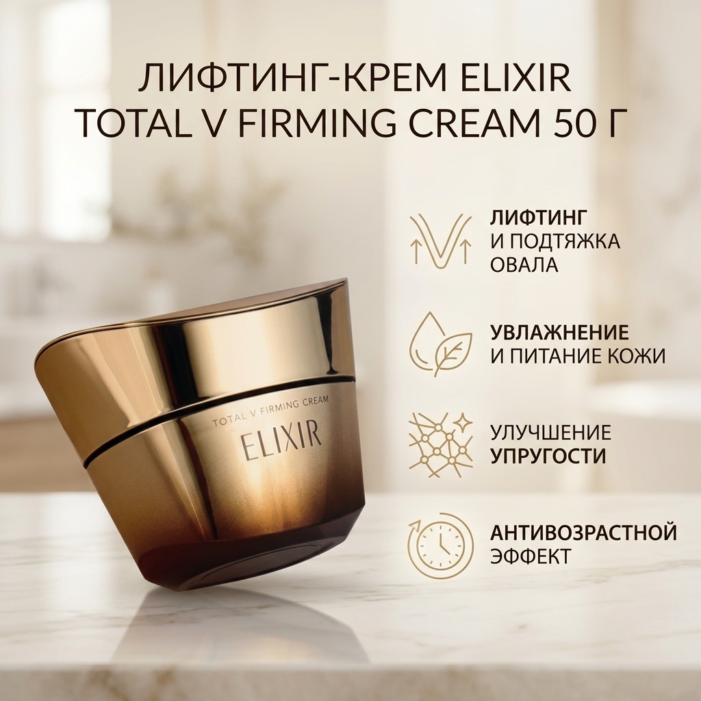 ELIXIR крем Total V Firming Cream лифтинг-крем для лица 50 г