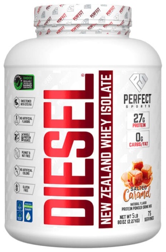 Perfect Sports Diet, новозеландский сывороточный изолят, со вкусом соленой карамелью соленая карамель 2270 г
