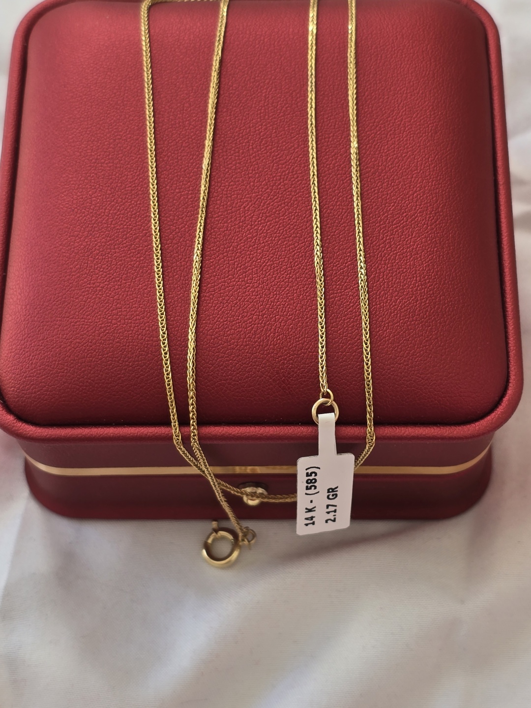 585 ЗОЛОТОЙ Kawaii gold длина 55 см, вес 2.17 г золото, плетение колос