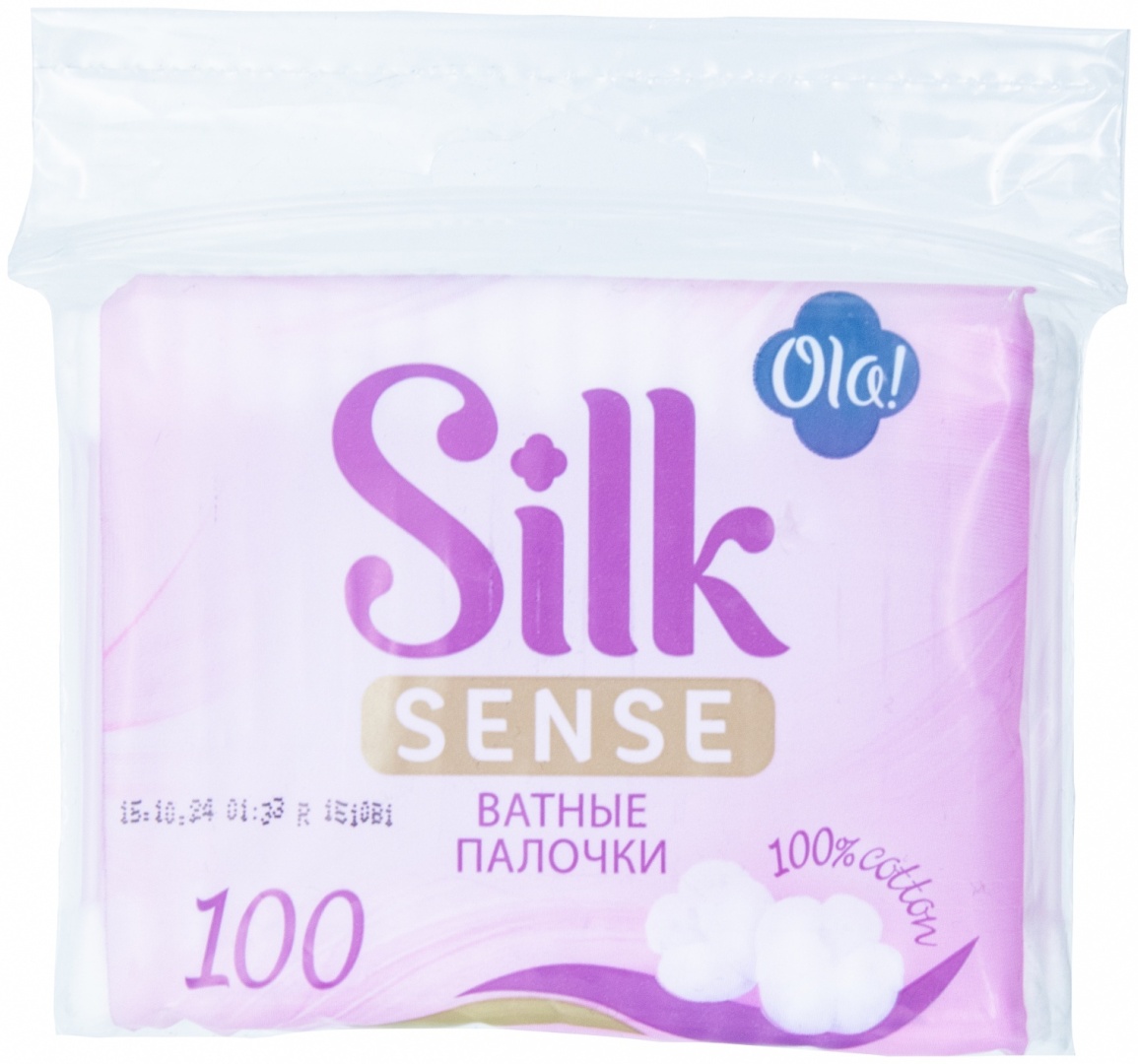 Ola ватные палочки Silk sense 100 шт