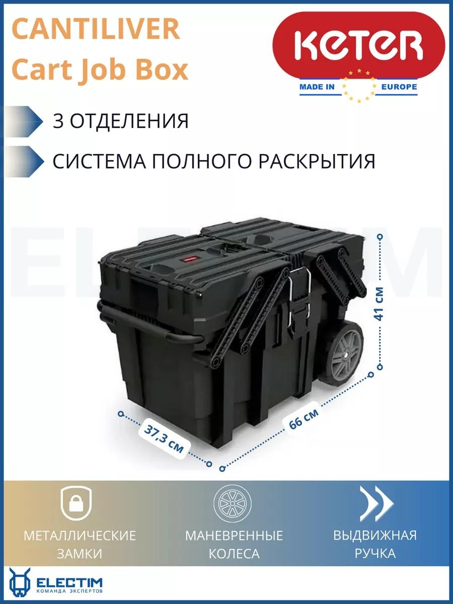 Ящик для инструментов 37.3x66x41 см, пластик