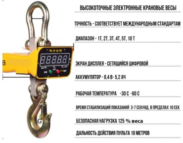 Весы крановые 171738738 до 10000 кг