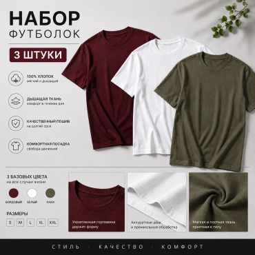 Комплект SANGYL бордовый, хаки