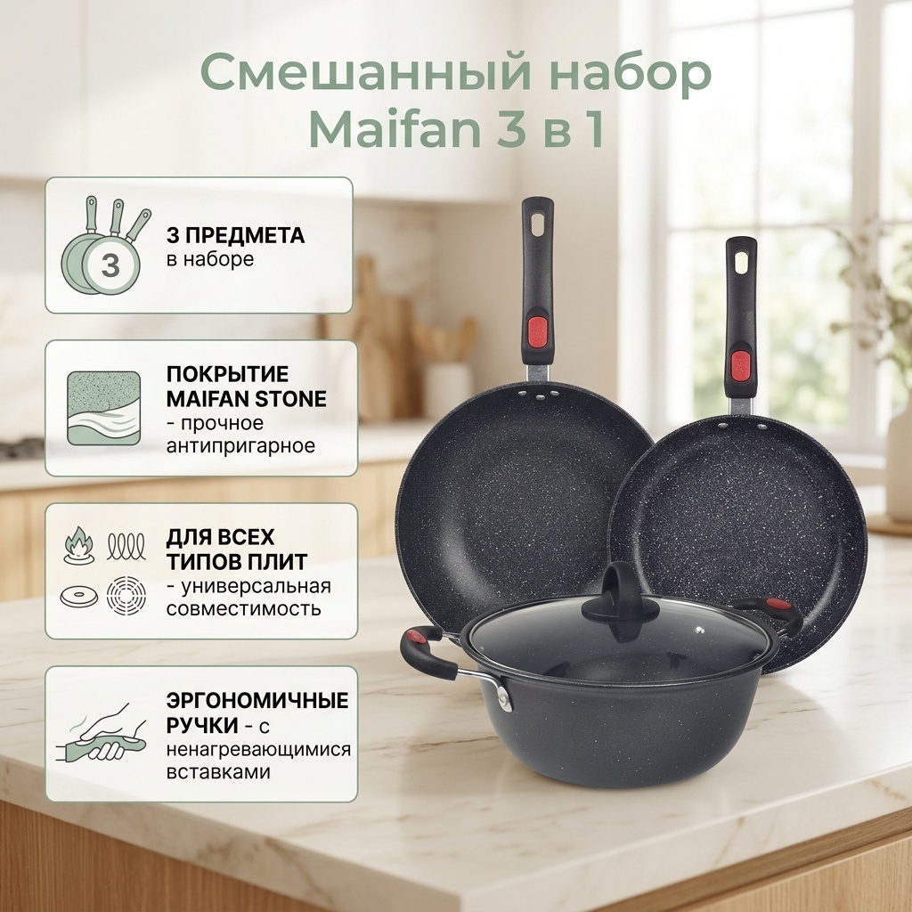 Смешанный набор 3 в 1