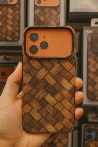Чехол 100baksovwallet для Apple iPhone 17 коричневый