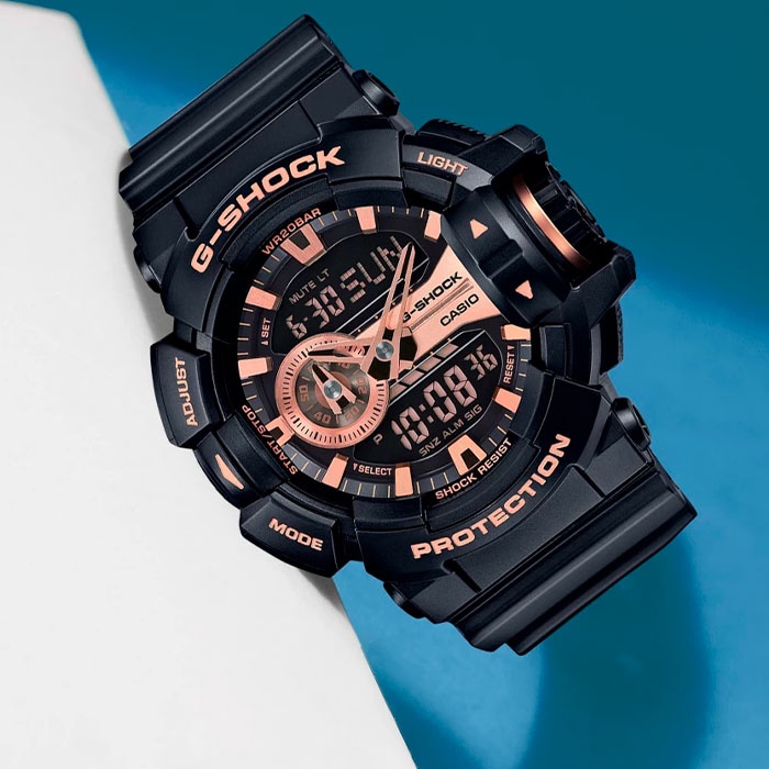 Кварцевые CASIO GA-400GB-1A4DR пластик