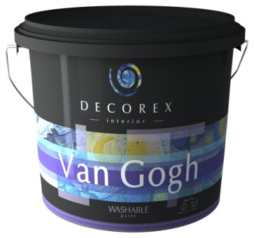 Decorex акриловая Van Gogh New 9 л, белый цвет