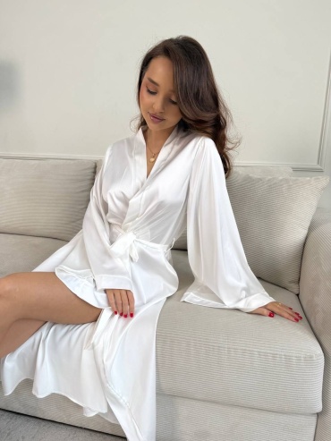 Пеньюар Luna Luxe белый