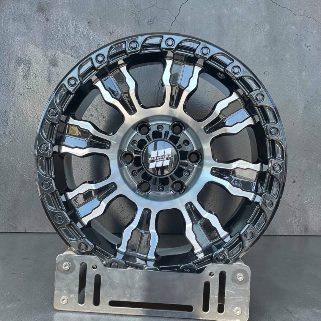 Top Grade IBR1021 9x17/6x139.7 D110.1 ET0 4 диска черный, серебристый