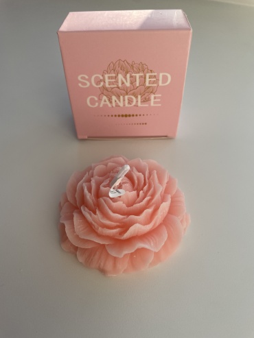 Ароматическая свеча Scented Candle Пион 907669974 4 см, 1 шт