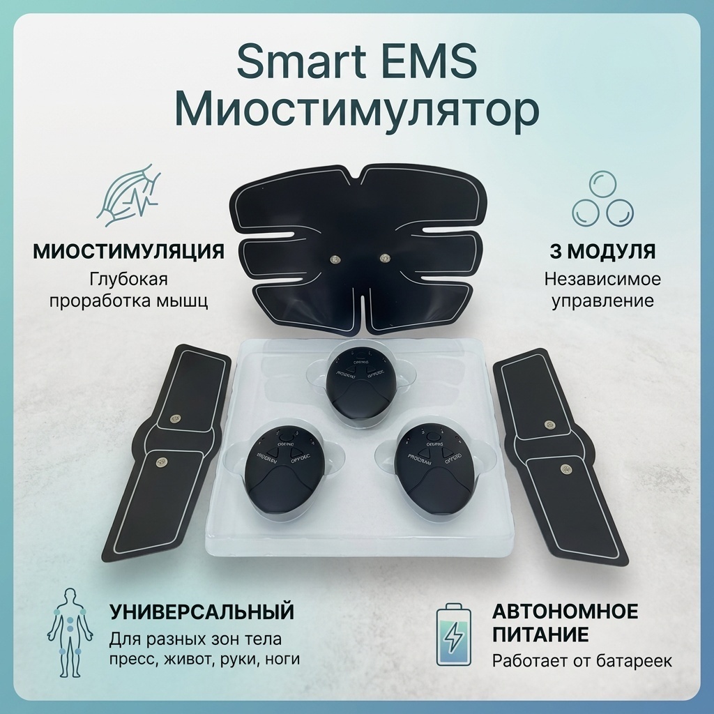 Массажер smart ручной миостимулирующий