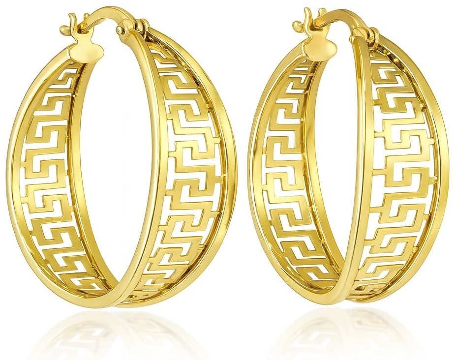 Серьги Italian Gold 7743333 вес 5.9 г золото, без вставок