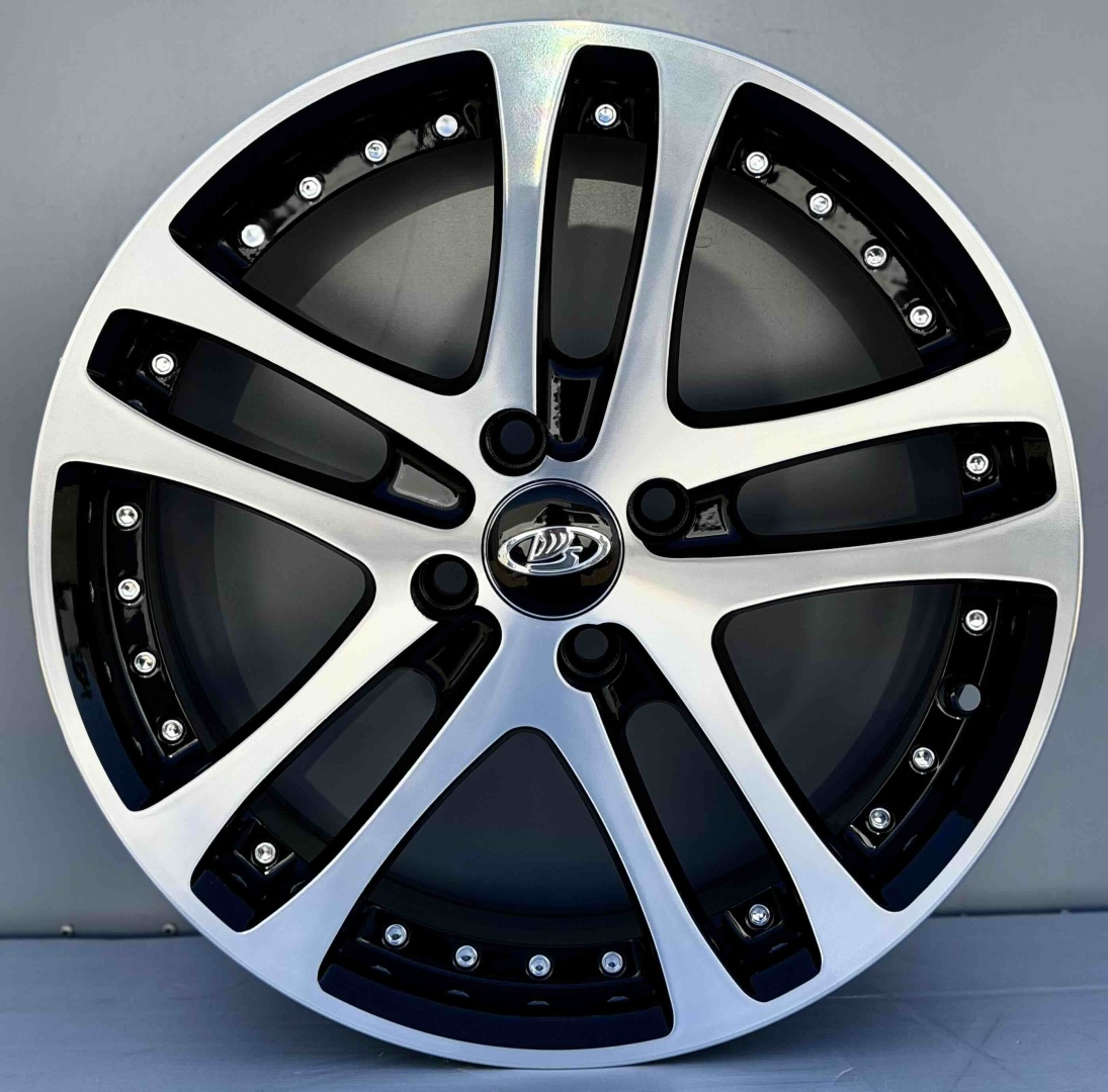 RNO 924 6.5x16/4x98 D58.6 ET35 4 диска черный, серебристый