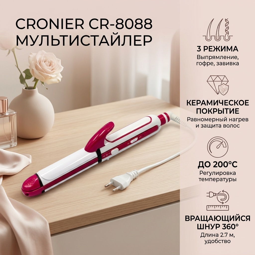 Cronier CR-8088 мультистайлер