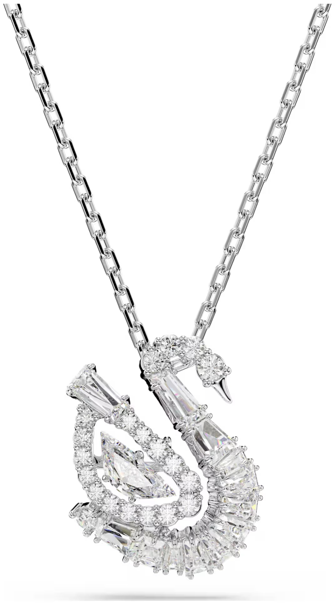 Swarovski длина 47 см бижутерный сплав, цирконий