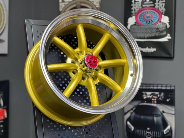 Watanabe-5251 8x15/4x100/114.3 D73.1 ET15 4 диска черный, серебристый, графит