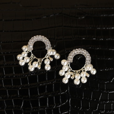 Серьги Fashion бижутерный сплав, фианит