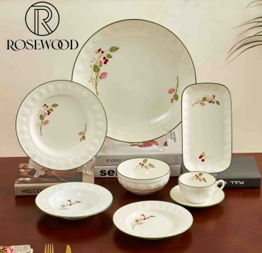 Сервиз на 6 персон Rosewood R-28, предметов: 37, чайно-столовый, фарфор