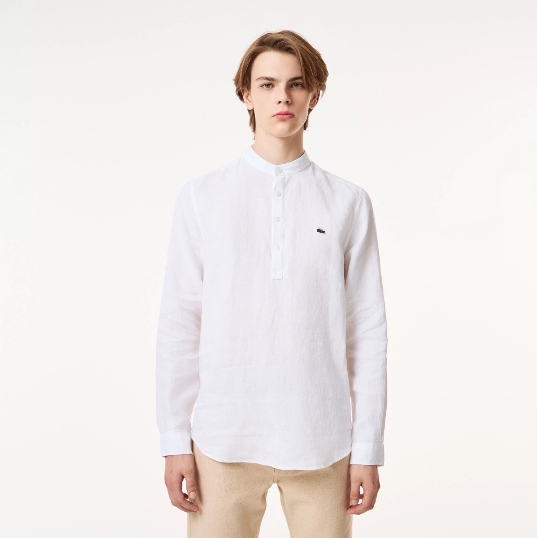 Рубашка прямая LACOSTE белый