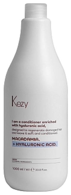 Kezy кондиционер Macadamia + hyaluronic acid 1000 мл