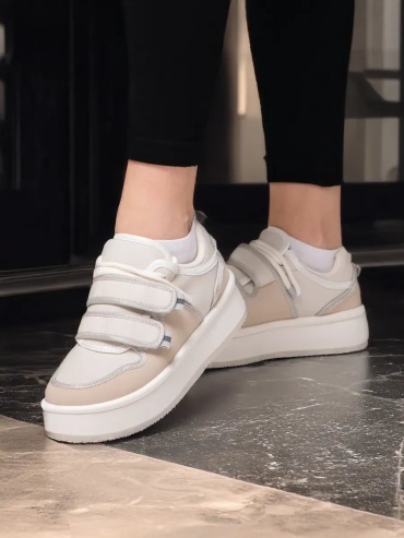 Кроссовки Monkey Shoes бежевый