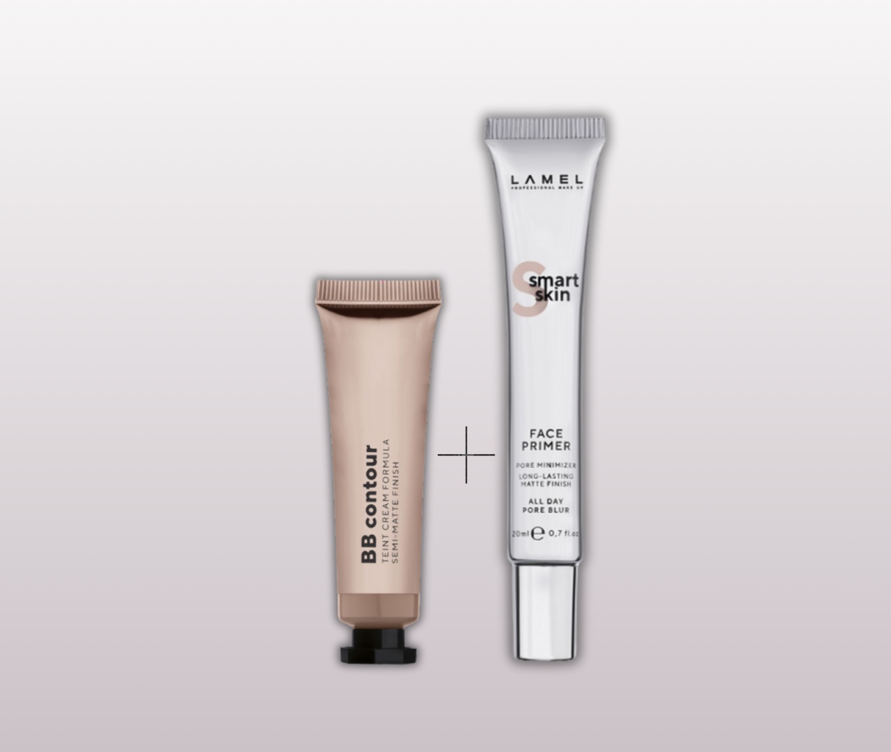 Lamel Professional Контур д/лица LAMEL кремовый BB Contour №401 + Праймер д/лица LAMEL (подарок) корректор 401
