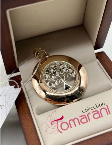 Подвеска Tomarani collection BNB_TC_Derevo_029 вес 3.28 г золото, фианит