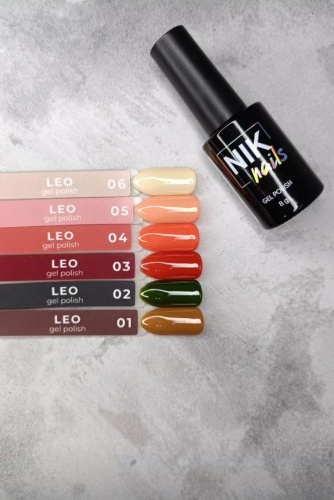 NIK nails гель-лак LEO 04 глянцевое 8 мл