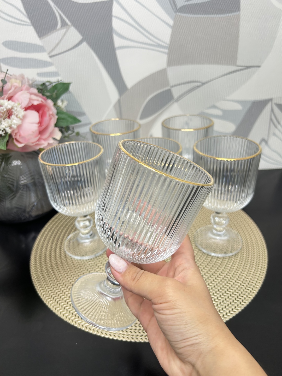 Набор стаканов GLASS WARE 400 мл, стекло, 6 шт
