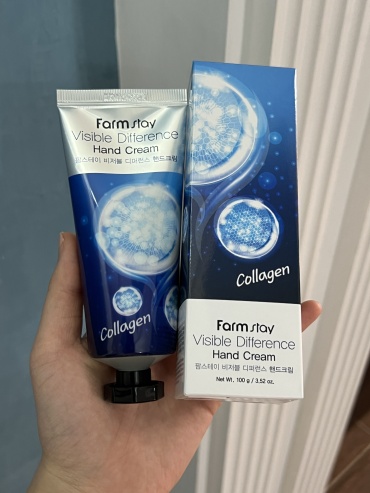 Farmstay FarmStay Visible Difference Hand Cream Collagen – Увлажняющий крем для рук с коллагеном крем для рук 100 г