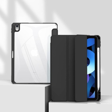 Чехол Mircase для Apple iPad Air 13 (2024) 13 дюйм черный, прозрачный