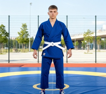 Кимоно для дзюдо Mizuno синий 122