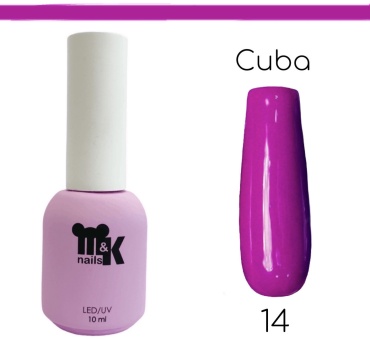 M&K nails гель-лак Cuba 14 камуфлирующее 10 мл