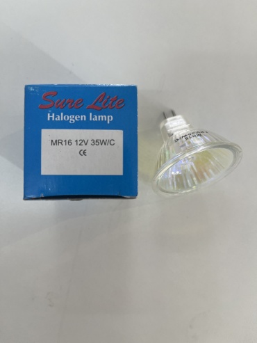 Лампочка 35W GU5.3, галогенная, теплый белый