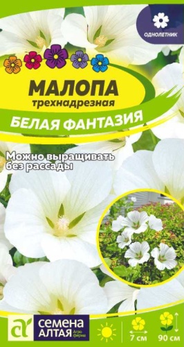 Семена Алтая малопа Белая фантазия