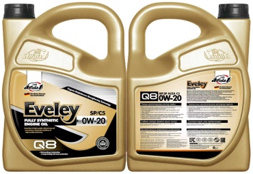 Полусинтетическое Eveley Evely 0W-20 4 л