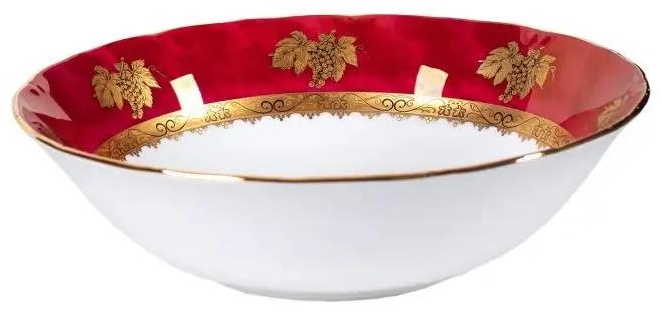 Салатник 23х23 см, фарфор, 1 шт