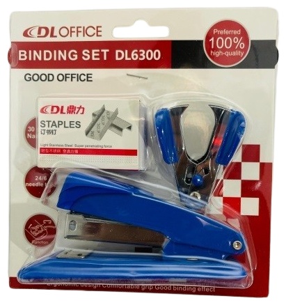 Степлер DL Office DL6300, размер скобы № 24/6, синий