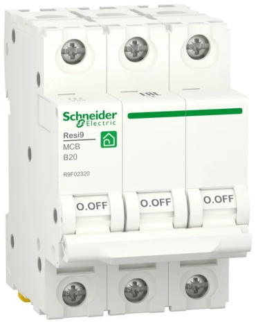 Schneider Electric автоматический выключатель 3P 20 A, 6 кА, 230/400 В