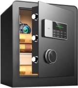 Сейф DELI ET551 ключевой, электронный замок (380х450х320 мм)