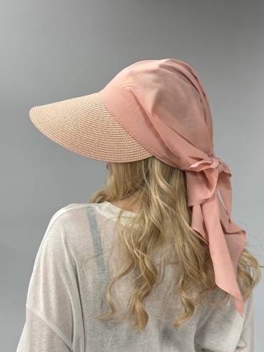 Козырек HATS STORE размер универсальный, розовый
