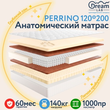 Матрас Dream Lab PERRINO, 120x200x24 см
