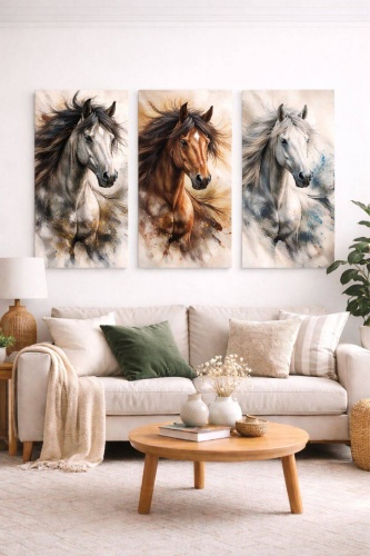 V&Ev модульная картина Тройка 40x60 см