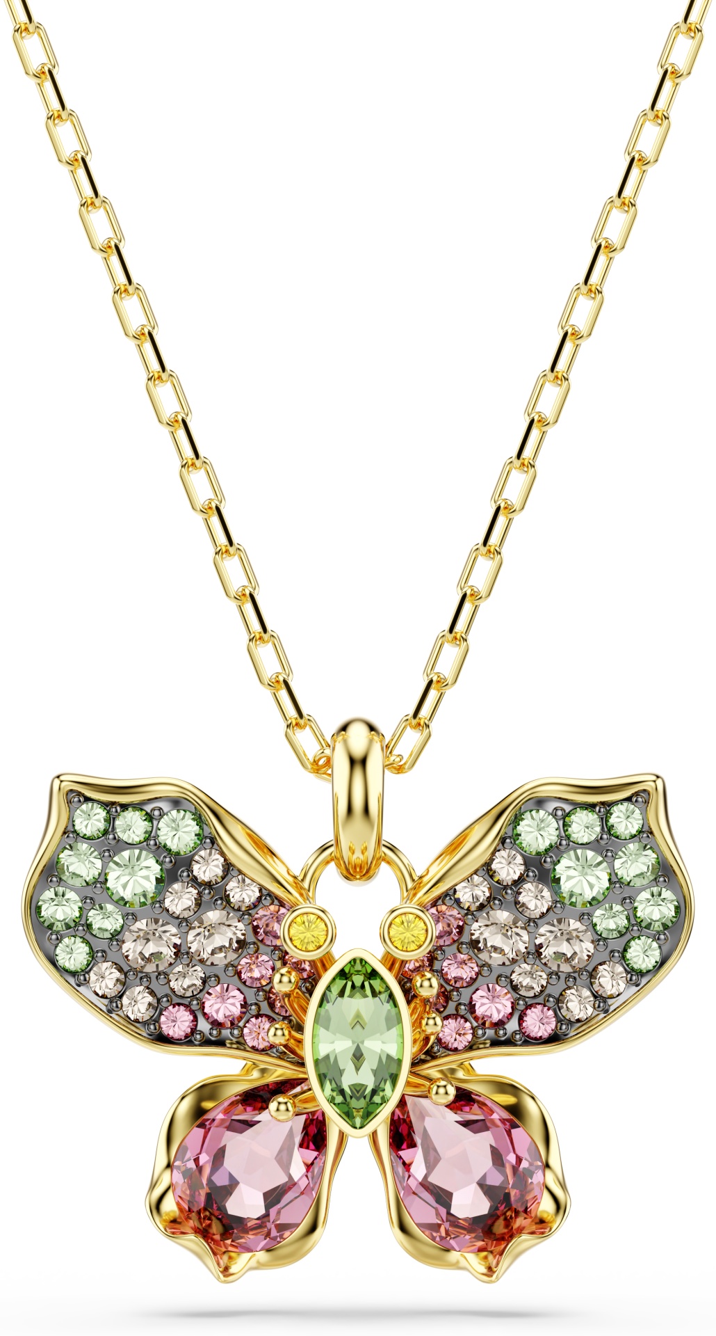 Цепь Swarovski длина 42 см ювелирный сплав кристаллы Swarovski