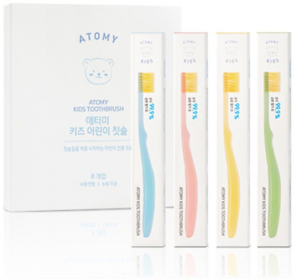 Atomy Kids Toothbrush зубная щетка мягкая 8 шт