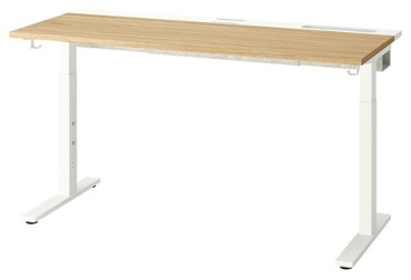 Стол письменный IKEA Master, 140х60x85 см, коричневый