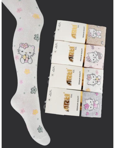 Колготки классические ARTI kids белый, розовый
